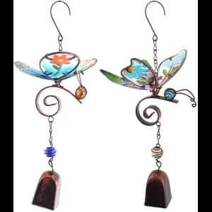 Butterfly Dangly Windchime Pack Of 2