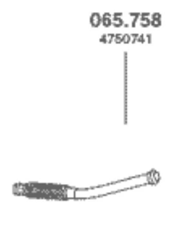 PEDOL 065.758 Exhaust Pipe Exhaust Pipe (17)