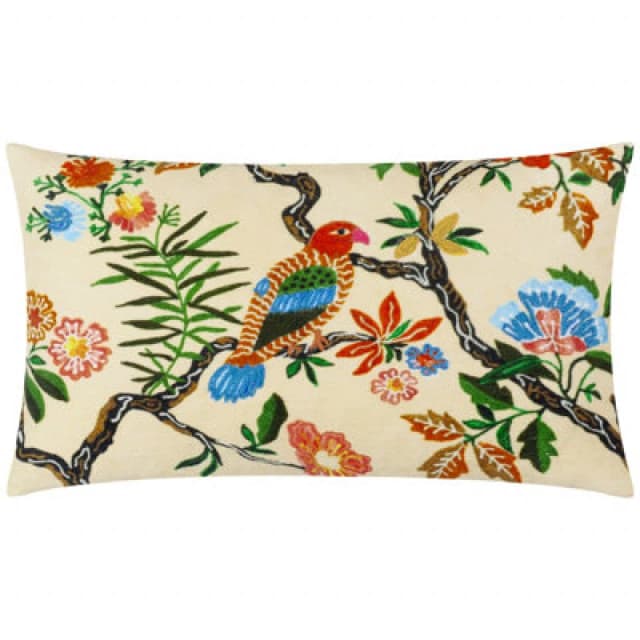 Wylder Sittacula Embroidered Polyester Filled Cushion