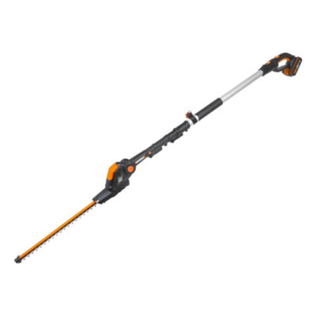 WORX WG252E 18V (20V Max) Cordless Pole Hedge Trimmer 45cm 2.0Ah Battery