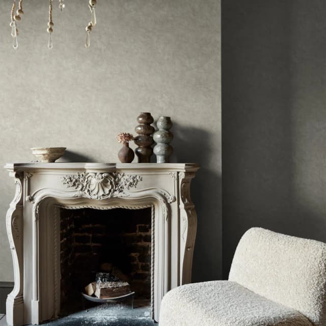 Abigail Ahern Urbanite Tadelakt Greige Wallpaper