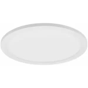 300mm Modern Sleek Ceiling Light White Slim Round Low Profile 17W LED 4000K