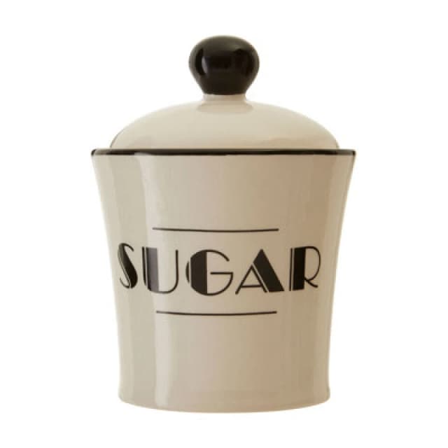 Premier Housewares Maison by Premier Broadway Sugar Canister White