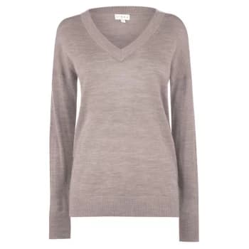 Linea Merino V Neck Jumper - Neutral