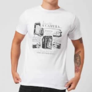 Life Is Like A Camera T-Shirt - White - 3XL