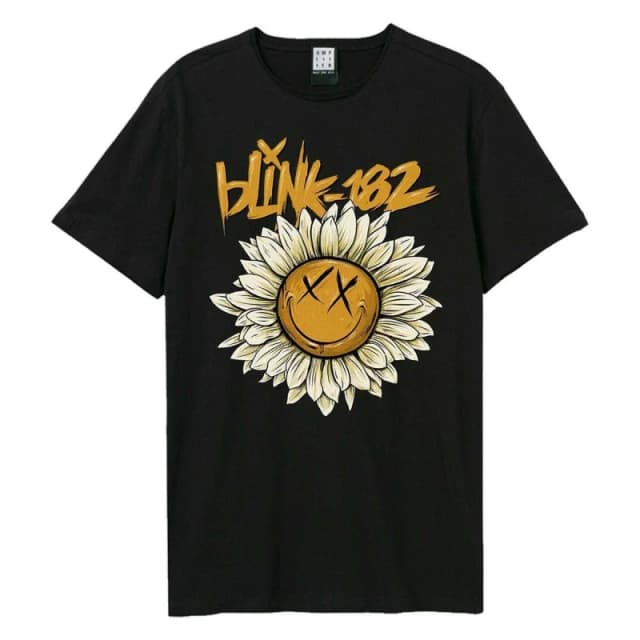 Amplified Amplified Men Daisy Blink 182 T-Shirt in Black Size: X-Small Black XS Male 5063852064632