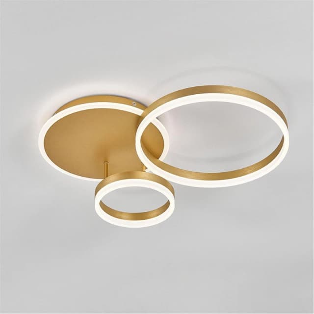 Kabinet UK 3-Round Overlap Adjustable LED Ceiling Light Gold unisex One Size