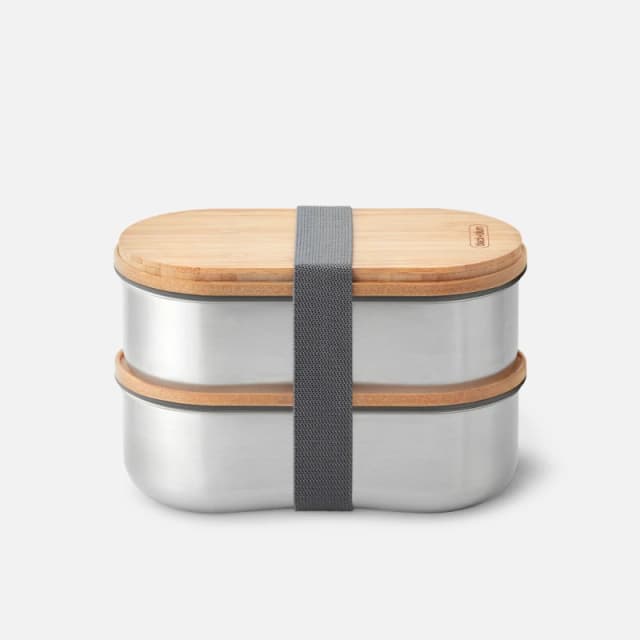 Black + Blum Black+Blum Stainless Steel Bento Box 1L - Slate