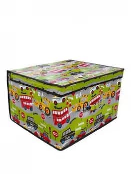 Printed Roadworks Jumbo Storage Box, Multi