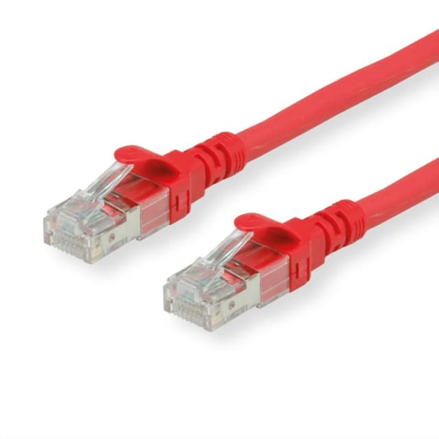 ROLINE 21152811 networking cable Red 1m Cat6a S/FTP (S-STP)