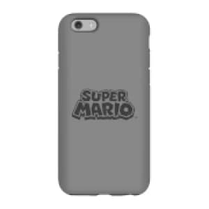 Nintendo Super Mario Distressed Logo Phone Case - iPhone 6 - Tough Case - Gloss