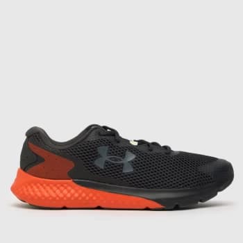 Under Armour Black & Orange Charged Rogue 3 Trainers