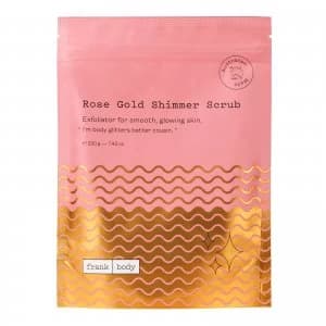 Frank Body Rose Gold Shimmer Scrub 220g