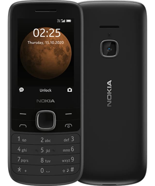 Nokia 225 4G 6.1cm (2.4") 90.1g Black Feature phone