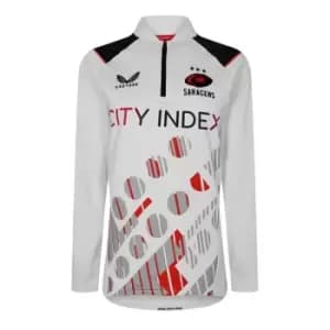 Castore Quarter Zip Baselayer Top Ladies - White