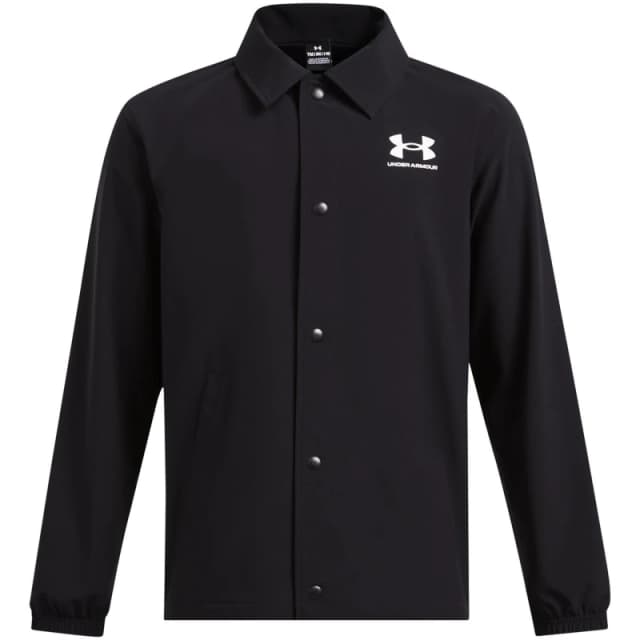 Under Armour Armour Ua B Icon Woven Coach Jkt Jacket Boys - Black 11 - 12 Years