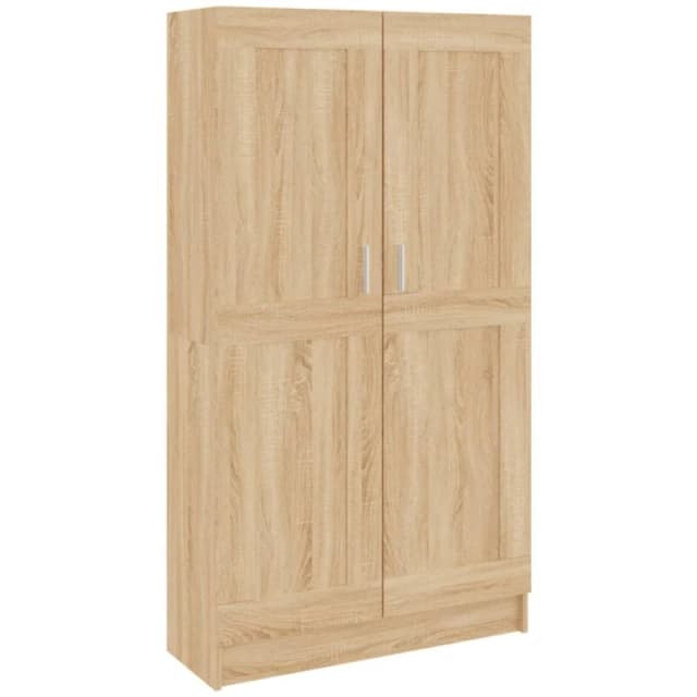 VIDAXL Book Cabinet Sonoma Oak 82.5x30.5x150cm Engineered Wood Vidaxl 8720286134085