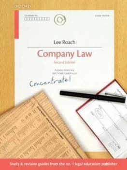 Company Law by Lee Roach Paperback