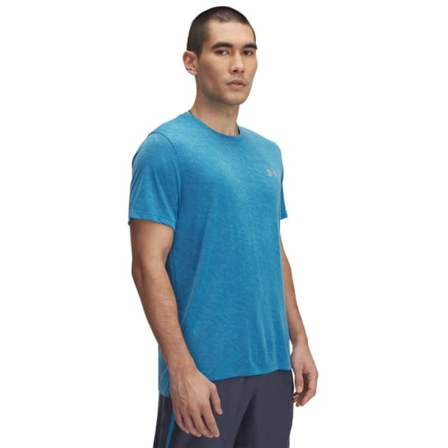 Under Armour Armour Launch Camo Short-sleeve Running Top - Blue Blue L
