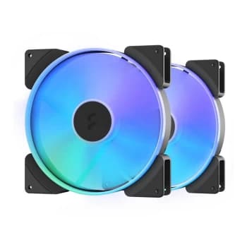 Fractal Design Prisma AL-18 180mm ARGB PWM Chassis Fans - 2 Pack