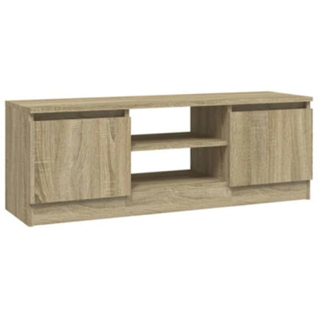 Vidaxl TV Cabinet With Door Sonoma Oak 102X30X36 Cm, Brown 823353