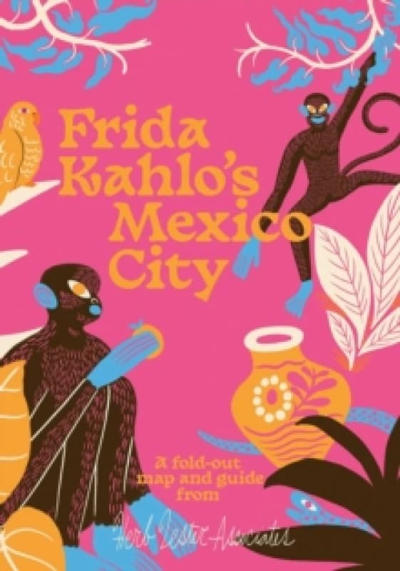 Frida Kahlo's Mexico City Sheet map, folded