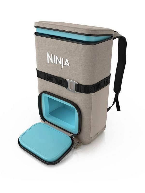 Ninja UK Ninja FrostVault Go 17 litre 24-Can Backpack Soft Cooler - Birch Beige FF124EUUKCS