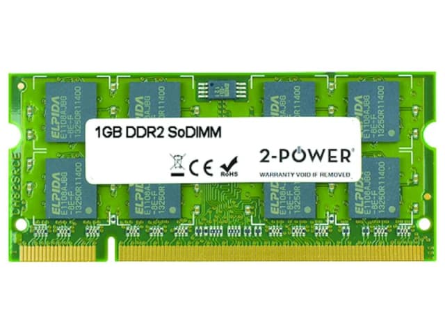 2-Power 1GB DDR2 800MHz SoDIMM Memory