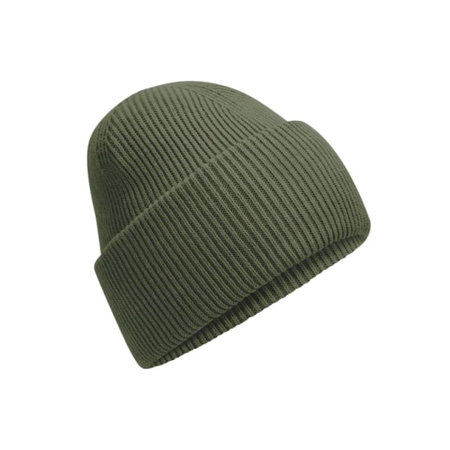 Beechfield Beechfield Men Classic Deep Cuffed Beanie in Olive Olive One Size Male 5063425890637