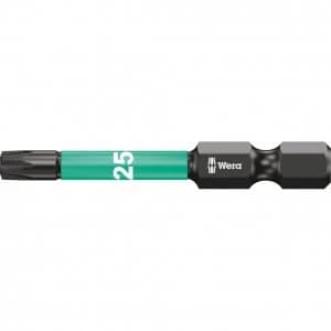 Wera Impaktor Torx Screwdriver Bits T25 50mm Pack of 5