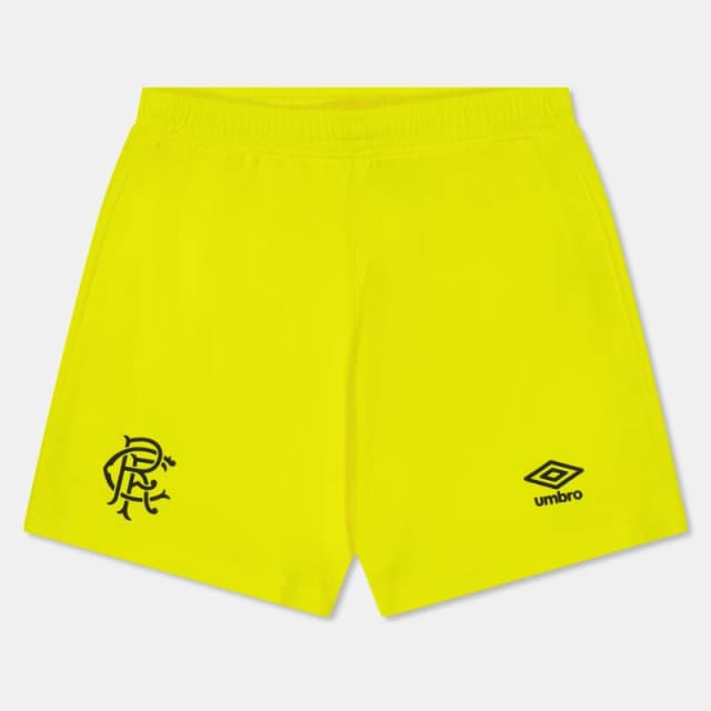 Umbro Rangers Goalkeeper Shorts 2025 2026 Juniors Yellow male 11-12 (L)