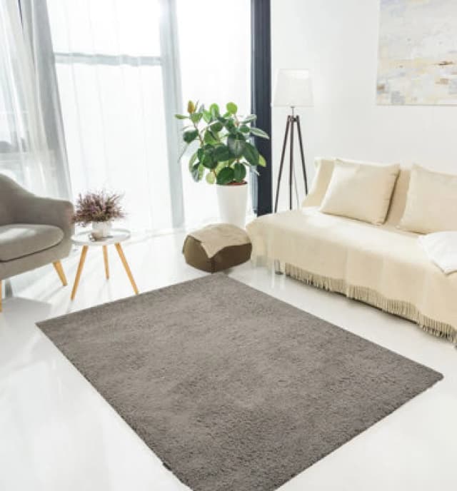 Ds Living Cloud Luxe Plain Grey Medium Rug