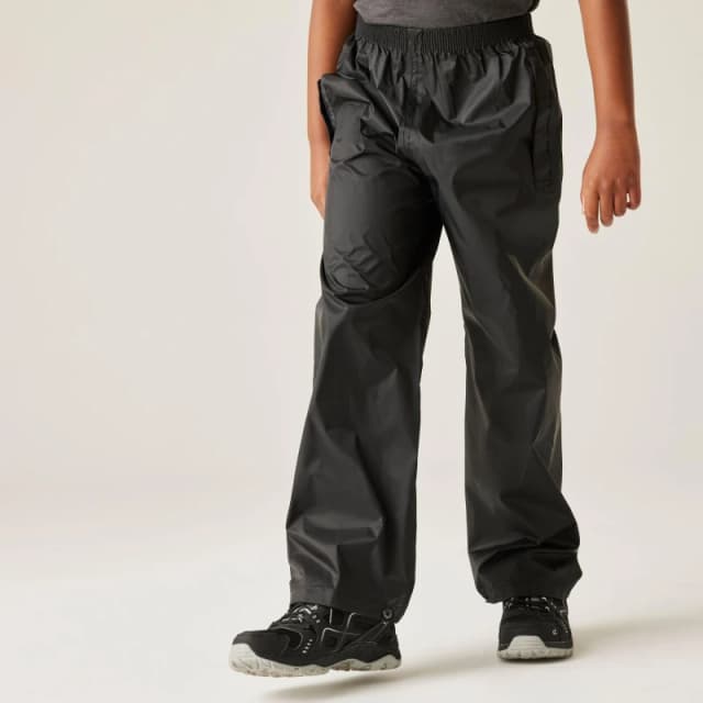 Children's rain Trousers Regatta Pack It Noir Unisex 14/15 ans