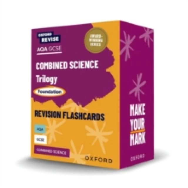 Oxford Revise: AQA GCSE Combined Science Trilogy Foundation Revision Flashcards Cards