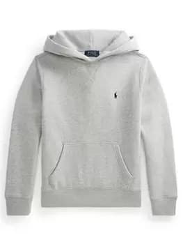 Ralph Lauren Boys Classic Hoodie - Grey Marl, Size 12-14 Years=L