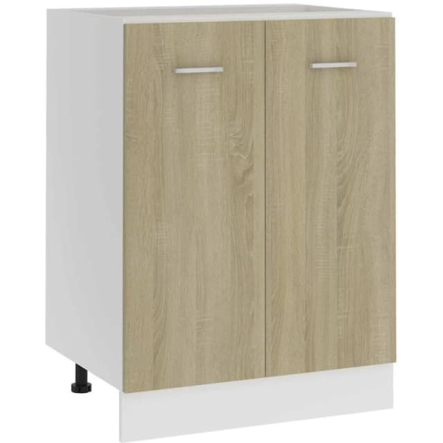 VIDAXL Bottom Cabinet Lyon Sonoma Oak 60x46x81.5cm Engineered Wood Vidaxl 8720286131787