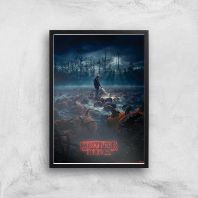 Stranger Things Pumpkin Patch Giclee Art Print - A2 - Print Only