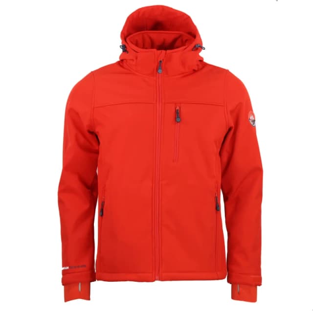 Softshell hooded jacket Peak Mountain Claude Orange Male XL