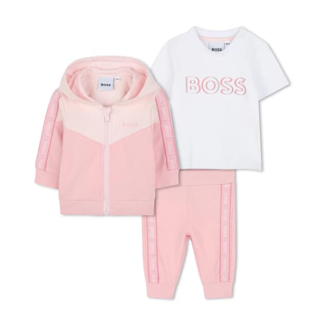 Boss Boss 3 Piece Set Babies - Pink Pink Baby (0 - 3 Mths)