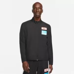 Nike Dri-FIT Miler Mens Running Jacket - Black