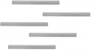 Durable Magentic strip DURAFIX RAIL (W x H) 210 mm x 17mm Self-adhesive Silver 5 pcs/pack 5 pcs 470623