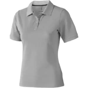 Elevate Calgary Short Sleeve Ladies Polo (M) (Grey Melange)