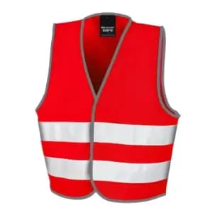 SAFE-GUARD by Result Childrens/Kids Core Enhanced Hi-Vis Vest (10-12 Years) (Red)