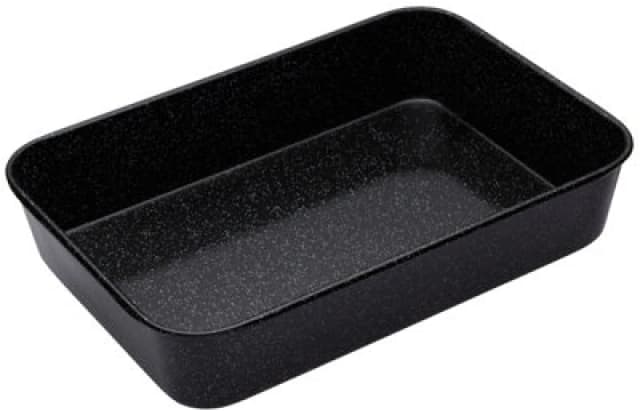 Masterclass Vitreous Enamel Roasting Pan Black unisex