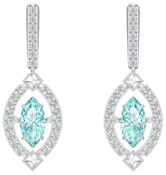 Swarovski Sparkling Dance Rhodium Plated Pierced Jewellery