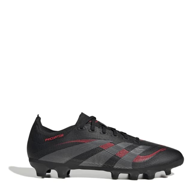 adidas Unisex Adults Predator League Firm Ground Football Boots Core Black/Grey unisex 7.5 (41.3)
