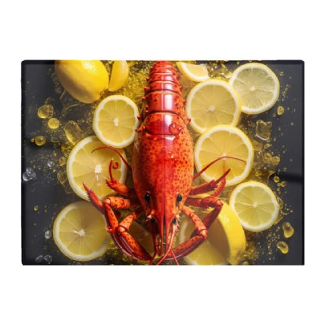 Warren Reed Designer Lobster On Lemons Chopping Board