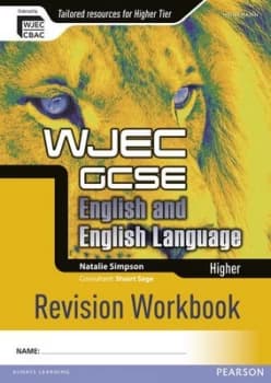 Wjec Gcse English and English Language. Higher by Natalie Simpson Paperback