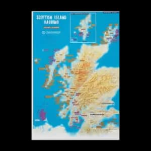Scottish Island Bagging Collect & Scratch Map
