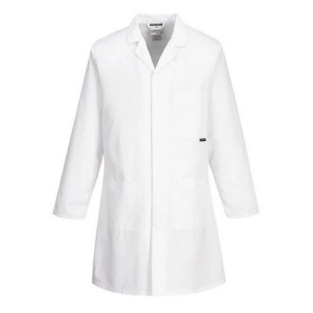 Portwest Lab Coat in White Size: Medium White Unisex M